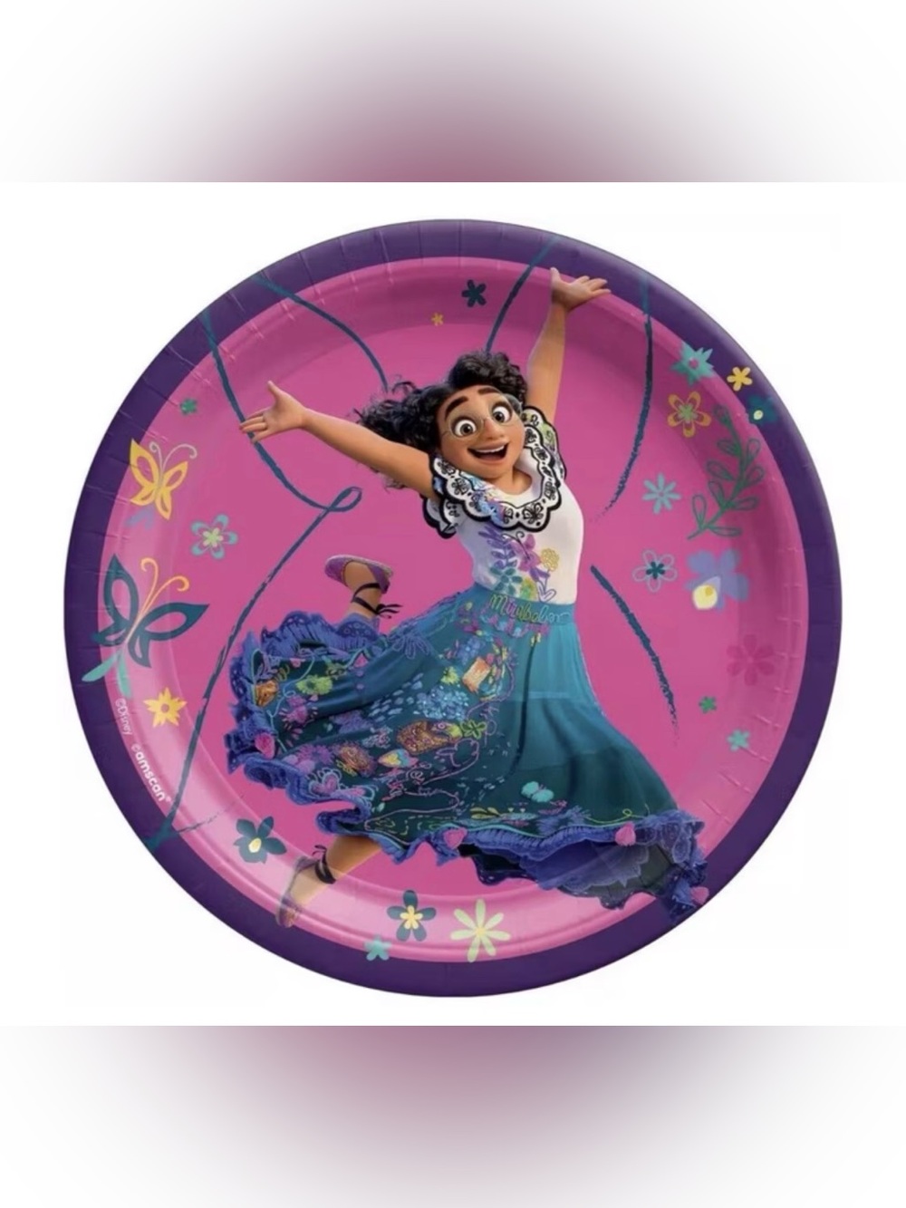 Disney Encanto Mirabel Pink Party Paper Plates - 8 Count (8 Pks)